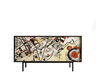 Комод две дверки и три ящика "Emerson" by Kandinsky арт EM08/Print_01