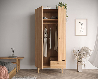 Шкаф двухстворчатый Bubble Solid арт BBL01S