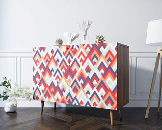 Комод "Berber" две дверки 2 принт арт BB04/Print_02