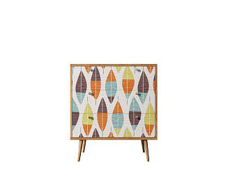 Комод "Berber" три ящика 48 принт арт BB40/Print_48