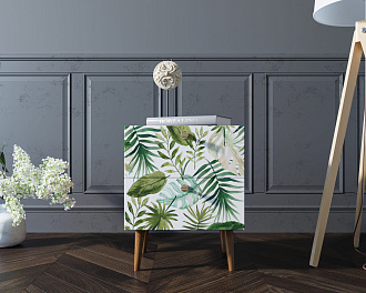 Тумбочка "Berber" с двумя ящиками 4 принт арт BB03/Print_04