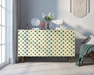 Комод "Berber" три дверки 24 принт арт BB01/Print_24