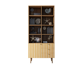 Стеллаж на комоде "Berber" принт 43 арт BB44/Print_43