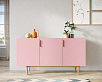 Комод с тремя дверками "Line" LN02/GR1/pink