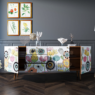 Комод "Berber" удлиненный арт BB11/Print_03