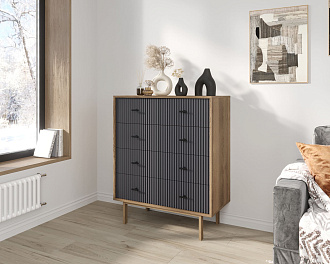 Комод на восемь ящиков "Emerson" арт EM20/7024/L