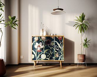 Комод "Berber" пять ящиков 35 принт арт BB36/Print_35