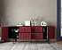 Комод две дверки и четыре ящика "Emerson" арт EM19/red/L