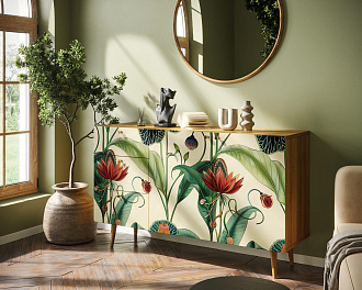 Комод "Berber" с двумя дверками и ящиками принт 7 арт BB17/Print_07