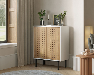 Комод высокий с дверками KOTO арт KT14