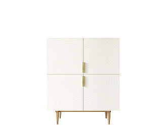 Большой комод с четырьмя дверками "Line" LN03/GR1/beige