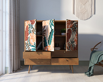 Комод "Berber" большой 25 принт арт BB29/Print_25