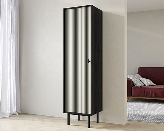 Шкаф c одной дверкой "Emerson" арт EM101/gray/L