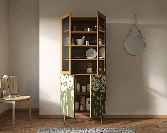 Буфет "Berber" малый  арт BB30/Print_53