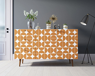 Комод "Berber" с двумя дверками и ящиками принт 14 арт BB17/Print_14