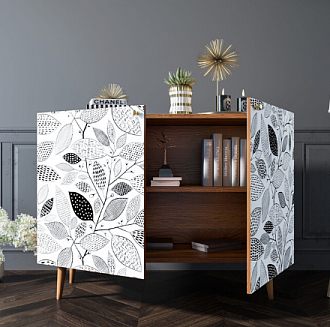 Комод "Berber" две дверки 9 принт арт BB04/Print_09