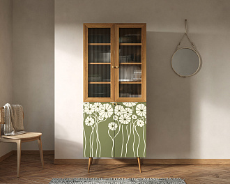 Буфет "Berber" малый  арт BB30/Print_53