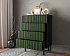 Комод вертикальный с четырьмя ящиками "Emerson" арт EM18/green/L