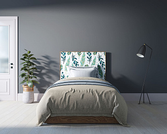 Кровать "Berber" 120 на 200 принт 44 арт BB42/Print_44