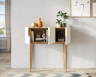 Консоль с тремя дверками "Line" LN15/GR1/beige