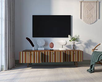 Комод "Berber" с ящиками низкий под TV принт 20 арт BB19/Print_20