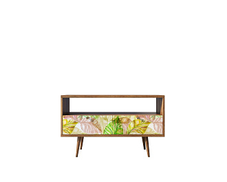 Консоль "Berber" с двумя ящиками принт 29 арт BB22/Print_29