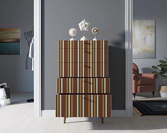 Комод высокий "Berber" принт 20 арт BB10/Print_20