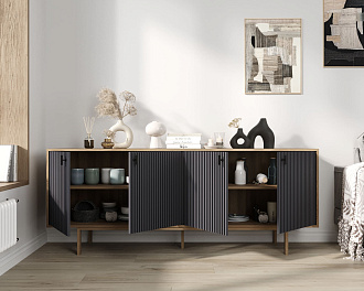 Комод с четыремя дверками "Emerson" арт EM01/7024/L