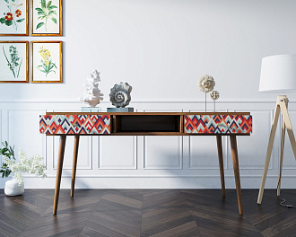 Стол рабочий "Berber" принт 2 арт BB18/Print_02