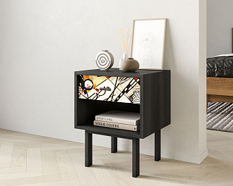 Тумбочка с верхним ящиком "Emerson" by Kandinsky арт EM11/Print_01