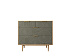 Комод с четыремя ящиками "Line" R22/browngrey