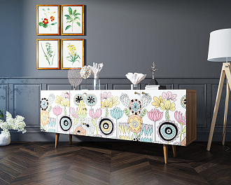 Комод "Berber" удлиненный арт BB11/Print_03